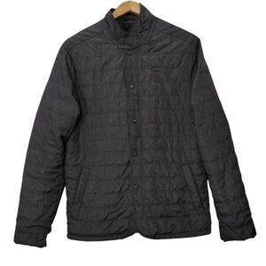 BENCH Men's Quilted Fully Lined Snap Jacket Size M Black Outdoor Lightweight‎